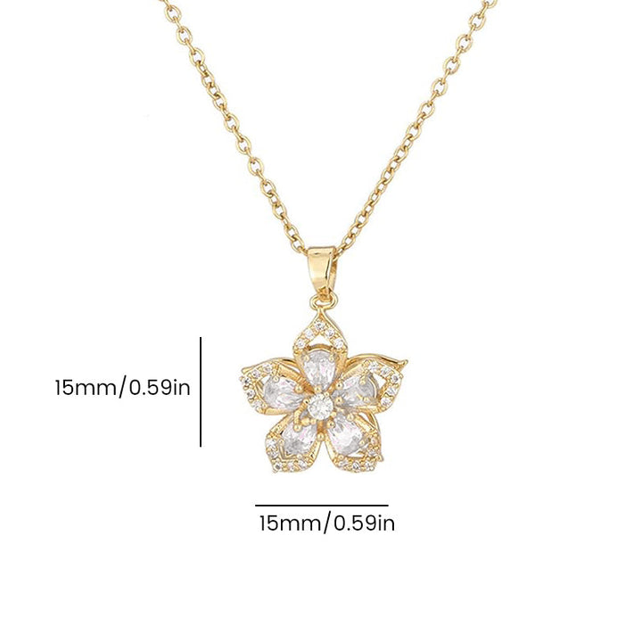 Skanto | Rotating Bauhinia Necklace