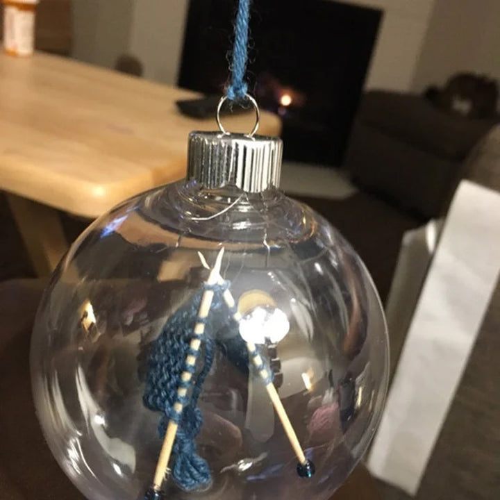 Jule Strikket Kule Ornamenter Xmas Tre Henge Dekorasjon Pendel | Skanto