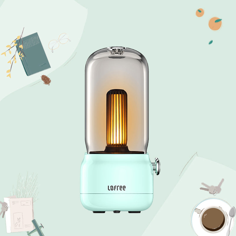 Skanto | LED Bordlampe, med 2 Lystilstander & Dobbeltmodus Lading, for Soving, Fest, Middag & Mer