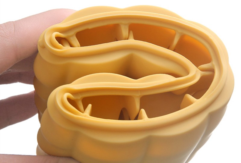 Norvo | 2-i-1 Gresskar Isbøtte Silikon Kubemald med Lokk, eller Hjem, Fest, Cocktail, Whisky, Vin & Mer