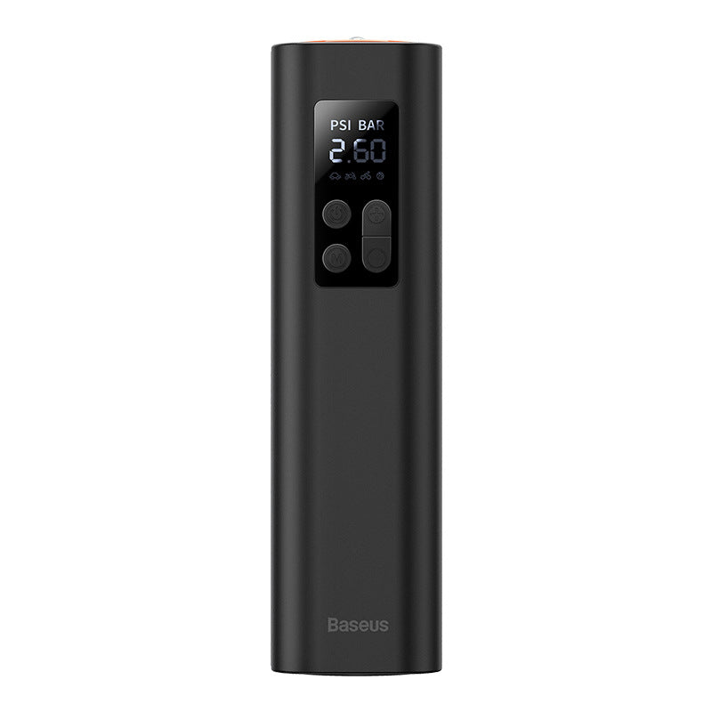Skanto | Bærbar elektrisk bil luftkompressor inflator pumpe, med digital LCD trykkmåler og lommelykt, for bil, sykkel, motorsykkel, baller