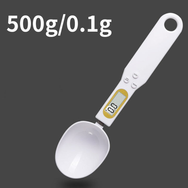 Skanto | Elektronisk Skålvekt Måleskje, med LCD Display, Høy Nøyaktighet & Avtakbart Design, for Fast og Flytende Ingredienser