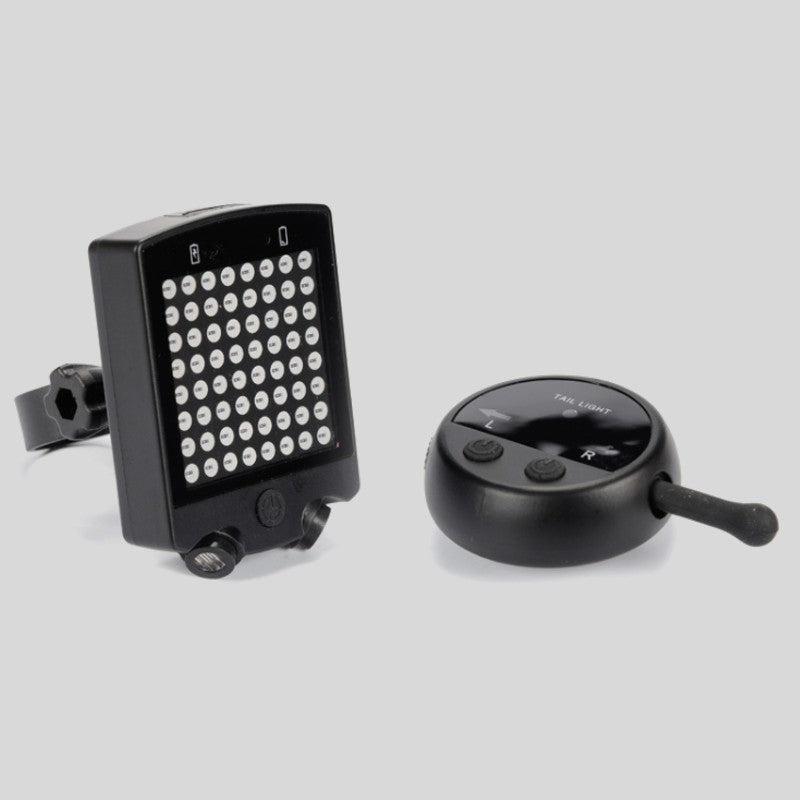 Norvo | USB Oppladbart LED Sykkel Blinklys Laserlys, med Fjernkontroll & Vanntett Design