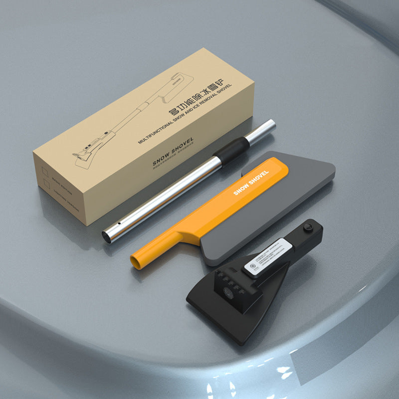 Norvo | 4-i-1 Bil Snøbørste og Iskrape, med Rechaerbart LED og Detachable Design, for Bil, SUV & Mer