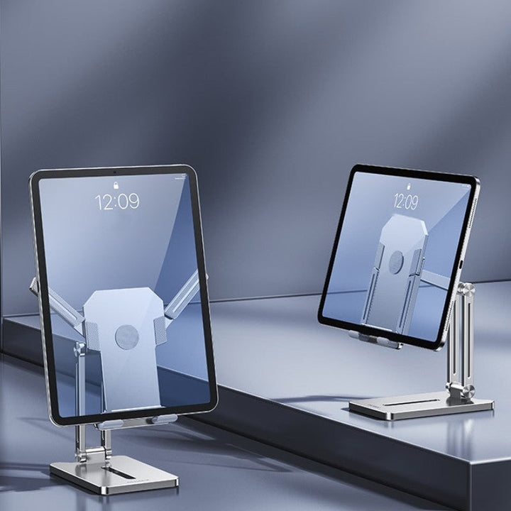 Skanto | Justerbart sammenleggbart telefon- og nettbrettstativ, for telefon, nettbrett, Kindle og mer