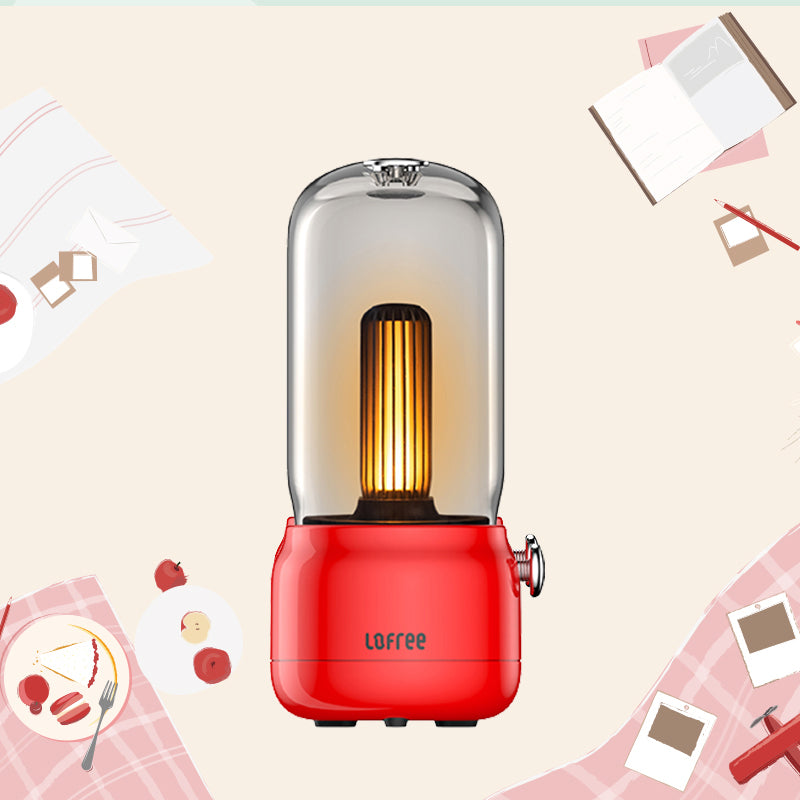 Skanto | LED Bordlampe, med 2 Lystilstander & Dobbeltmodus Lading, for Soving, Fest, Middag & Mer