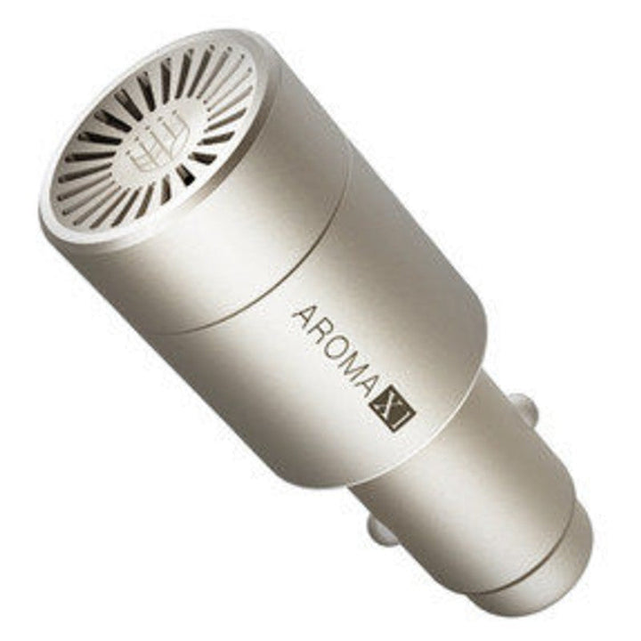 Skanto | 2-i-1 USB bilopplader & luftaroma diffusor, med 2A utgang & hvitt lys