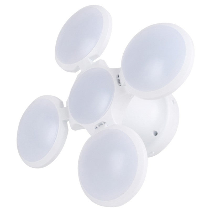 Skanto | Sammenleggbar Multifunksjonell Solenergi LED-pære, med 5 Lystilstander, 2400mAh Batteri & Bredt Lysområde, for Hage, Strømbrudd, Camping, Fisking & Mer (1stk)