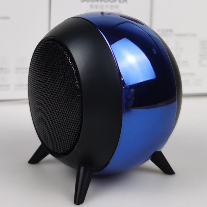 Skanto | Bærbar Mini Trådløs Bluetooth 5.0 Høyttaler, med Kald Metallskal, Lang Batterilevetid og Bredt Kompatibel med Telefoner og Nettbrett, for Kontor, Hjem og Mer