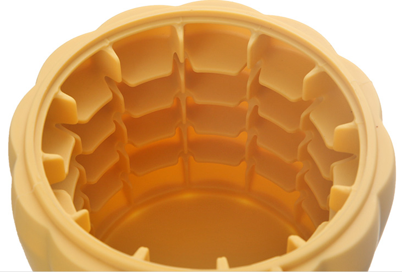 Norvo | 2-i-1 Gresskar Isbøtte Silikon Kubemald med Lokk, eller Hjem, Fest, Cocktail, Whisky, Vin & Mer