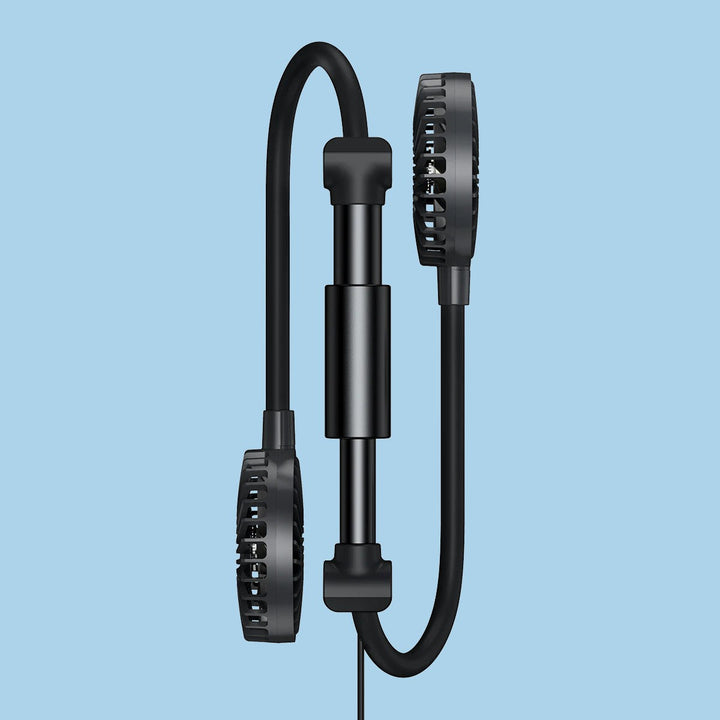 Skanto | Bil Hodestøtte Kjølefan, med 2-Hastighet, 360¬∞ Rotérbart Design & 1.5m USB Kabel, for Front- & Bakseter