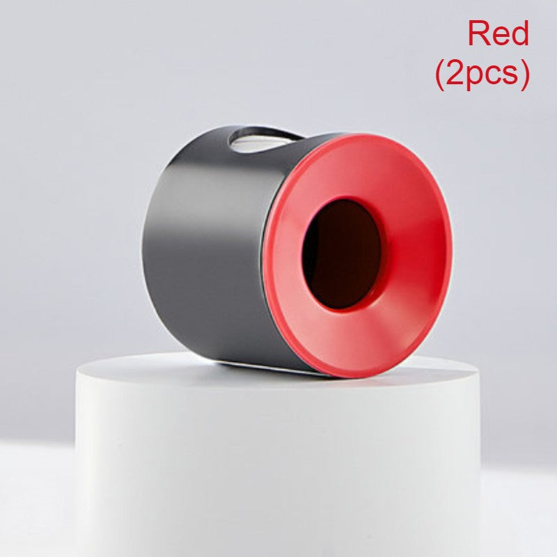 Skanto | Stilig Veggmontert Tannbørsteholder, med Minimalistisk Design, Turbine Konveksjonsventilasjon & Anti-skli Silikon, for Elektriske/Vanlige Tannbørster, Voksne & Barn (2 Pakker)