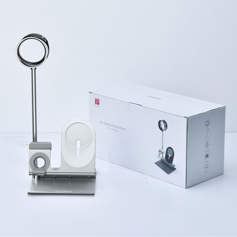 Skanto | 5-i-1 Nattbord Skrivebord Organisator, for Telefon, Klokke, Hodetelefoner, Ørepropper & Blyant