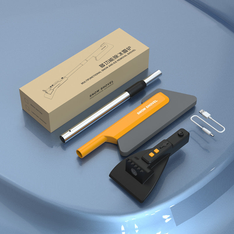 Norvo | 4-i-1 Bil Snøbørste og Iskrape, med Rechaerbart LED og Detachable Design, for Bil, SUV & Mer