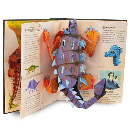 Skanto | DinoWorld 3D Pop-Up Bok | Forhistoriske Dinosaurer & Havmonstre | Innbundet