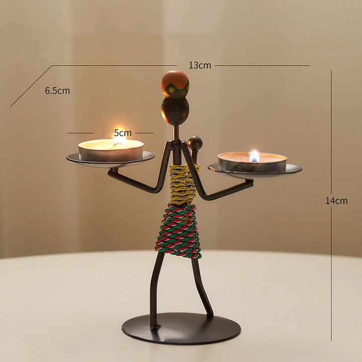 Skanto | Kreativ Kunstnerisk Lysestake, for Tealight Lys & Votivelys, for Bryllup, Bursdag, Høytid & Hjemmedekorasjon