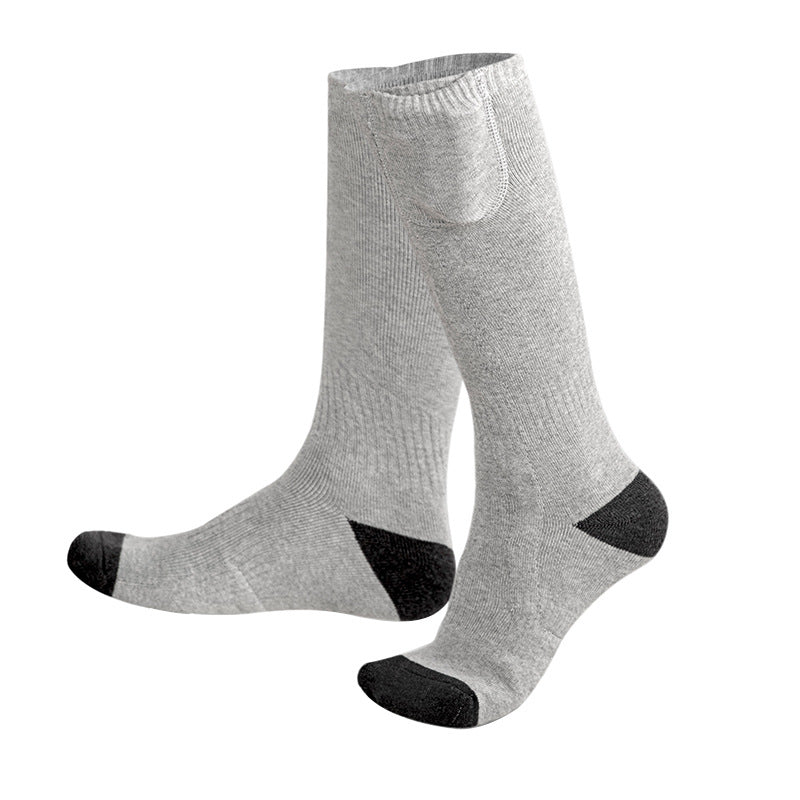 Skanto | Smart Oppladbare Varmedrevne Sokker, med Justerbar Temperaturkontroll, for Vinter, Utendørs, Skiing, Jakt, Camping & Mer (1 Par)