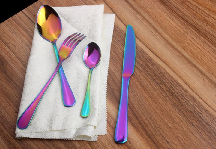 Prismatic Rainbow Bestikk (4 Delers Sett) | Skanto