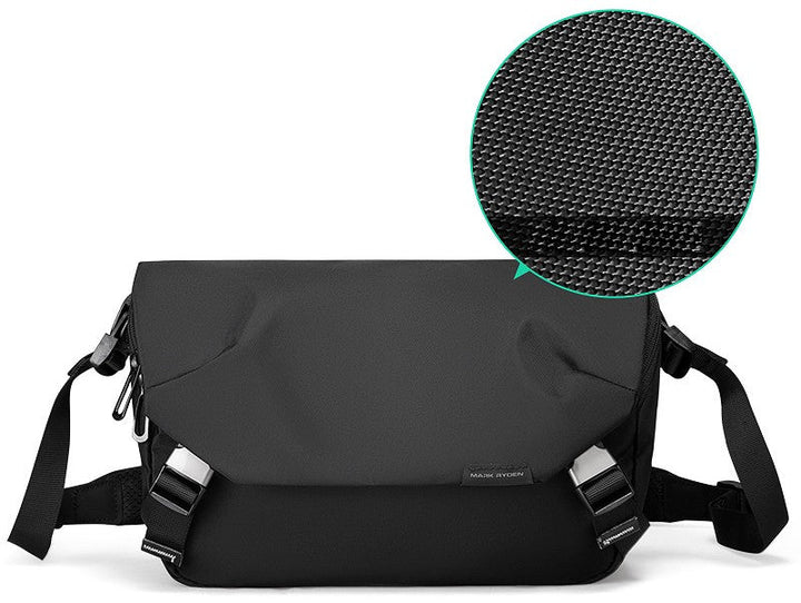Skanto | Stor-kapasitet Vanntett Oxford Crossbody Bag, med Tyverisikring Lomme, Flere Rom og Bakre Trolley Stropp, for Reise, Arbeid & Mer