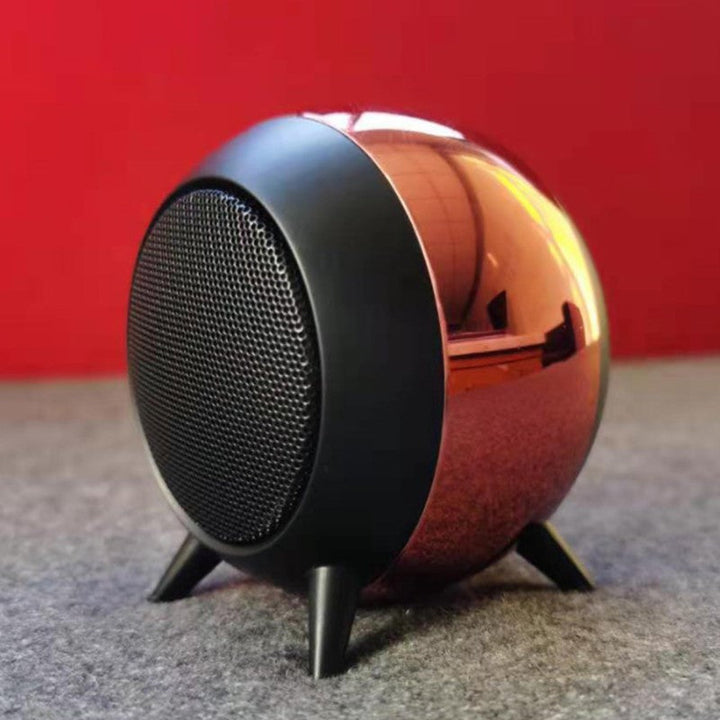 Skanto | Bærbar Mini Trådløs Bluetooth 5.0 Høyttaler, med Kald Metallskal, Lang Batterilevetid og Bredt Kompatibel med Telefoner og Nettbrett, for Kontor, Hjem og Mer