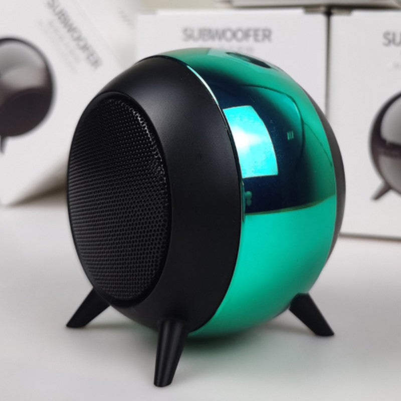 Skanto | Bærbar Mini Trådløs Bluetooth 5.0 Høyttaler, med Kul Metallshell, Lang Batterilevetid og Bredt Kompatibel med Telefoner og Nettbrett, for Kontor, Hjem og Mer