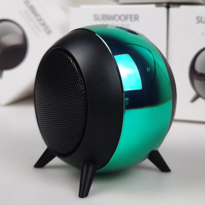 Skanto | Bærbar Mini Trådløs Bluetooth 5.0 Høyttaler, med Kul Metallshell, Lang Batterilevetid og Bredt Kompatibel med Telefoner og Nettbrett, for Kontor, Hjem og Mer