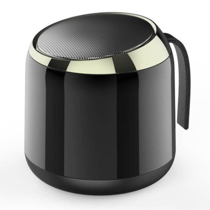 Skanto | Bærbar Mini Trådløs Bluetooth 5.0 Høyttaler, med Kald Metallskal, Lang Batterilevetid og Bredt Kompatibel med Telefoner og Nettbrett, for Kontor, Hjem og Mer