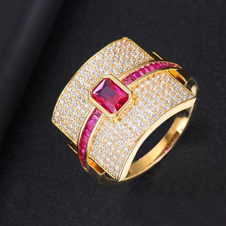 Skanto | Monaco Design Luksuriøs Statement Stabil Ring For Kvinner