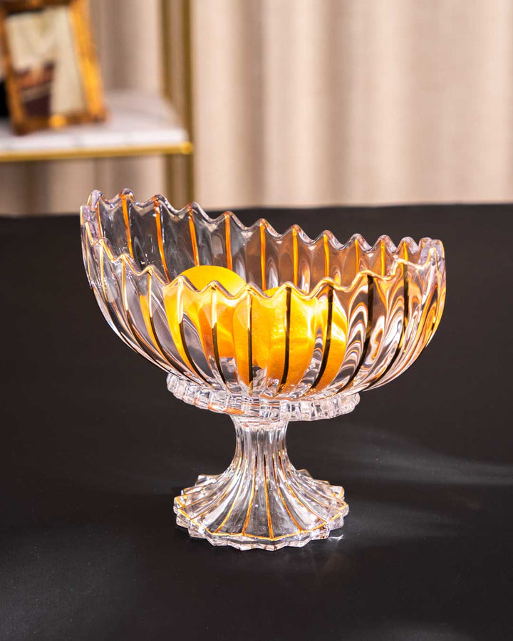 Skanto | Krystallglass Lotus Dekorativ Skål