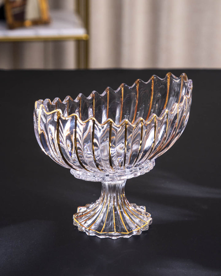 Skanto | Krystallglass Lotus Dekorativ Skål