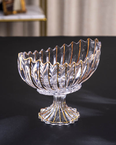 Skanto | Krystallglass Lotus Dekorativ Skål