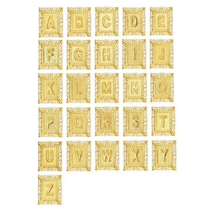 Skanto | 14k Initial Halskjede + GRATIS Kors Halskjede