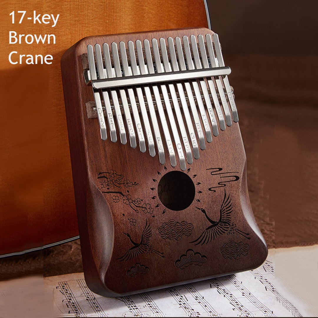Skanto | Bærbar Kalimba, med 21 Taster & Solid Treplate, for Barn, Voksne, Nybegynnere, Profesjonelle