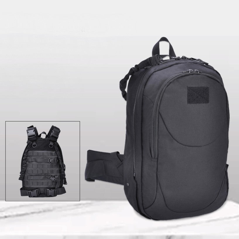 Skanto | Taktisk Transformbar Vest Ryggsekk, med Holdbart & Vanntett Materiale, Justerbare Remmer & Monteringssystem, for Utendørs, Fotturer, Reise & Mer