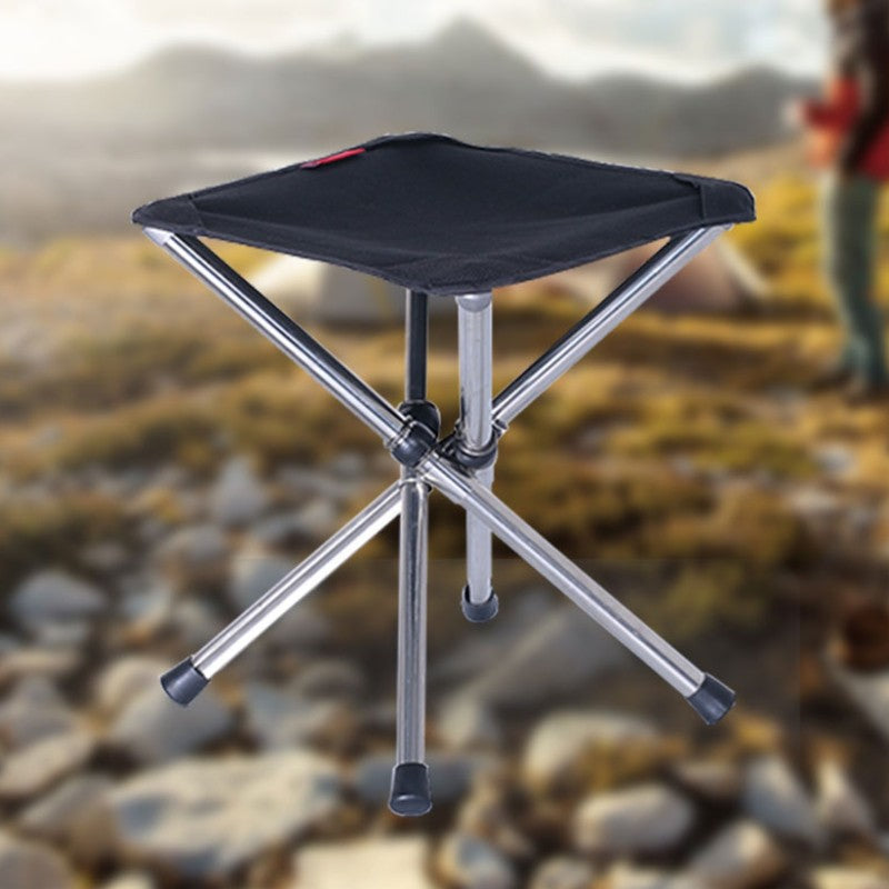Skanto | Sammenleggbar Lettvekt Campingstol, med Holdbart Rustfritt Stål, for Camping, Reiser, Fotturer, BBQ, Fiske, Hage