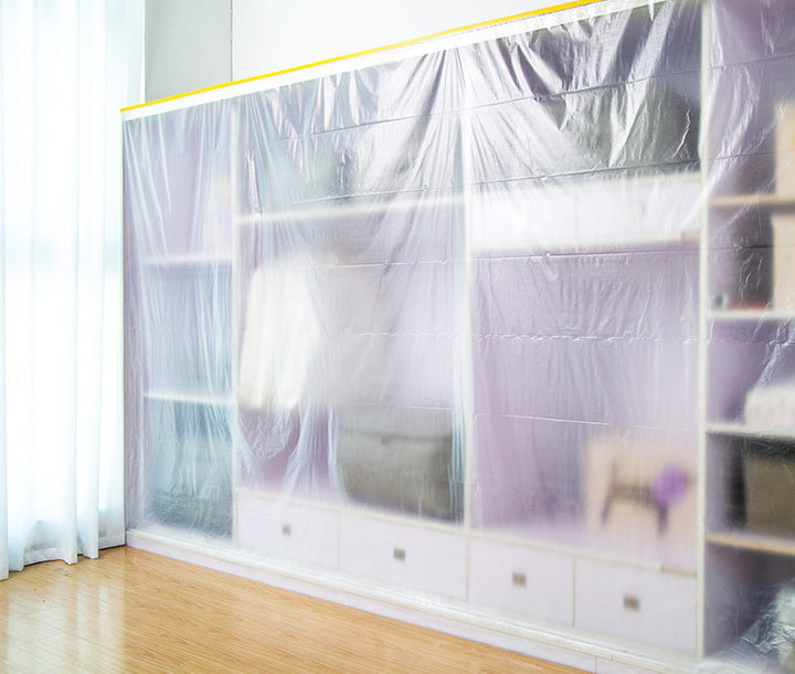 Skanto | Multi-purpose Clear Plastic Anti-dust Cover, Durable & Waterproof, for Sofa, Closet, Couch, Table & More