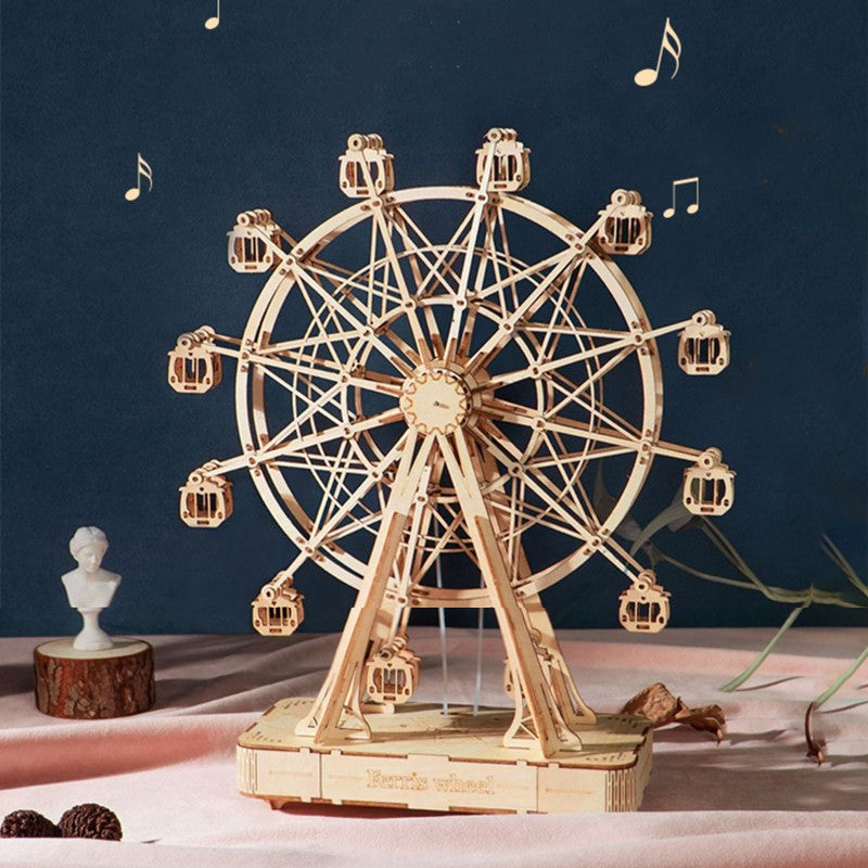 Skanto | 3D DIY Musikk Tre Puslespill Himmelhjul, for Voksne og Tenåringer