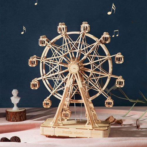 Skanto | 3D DIY Musikk Tre Puslespill Himmelhjul, for Voksne og Tenåringer