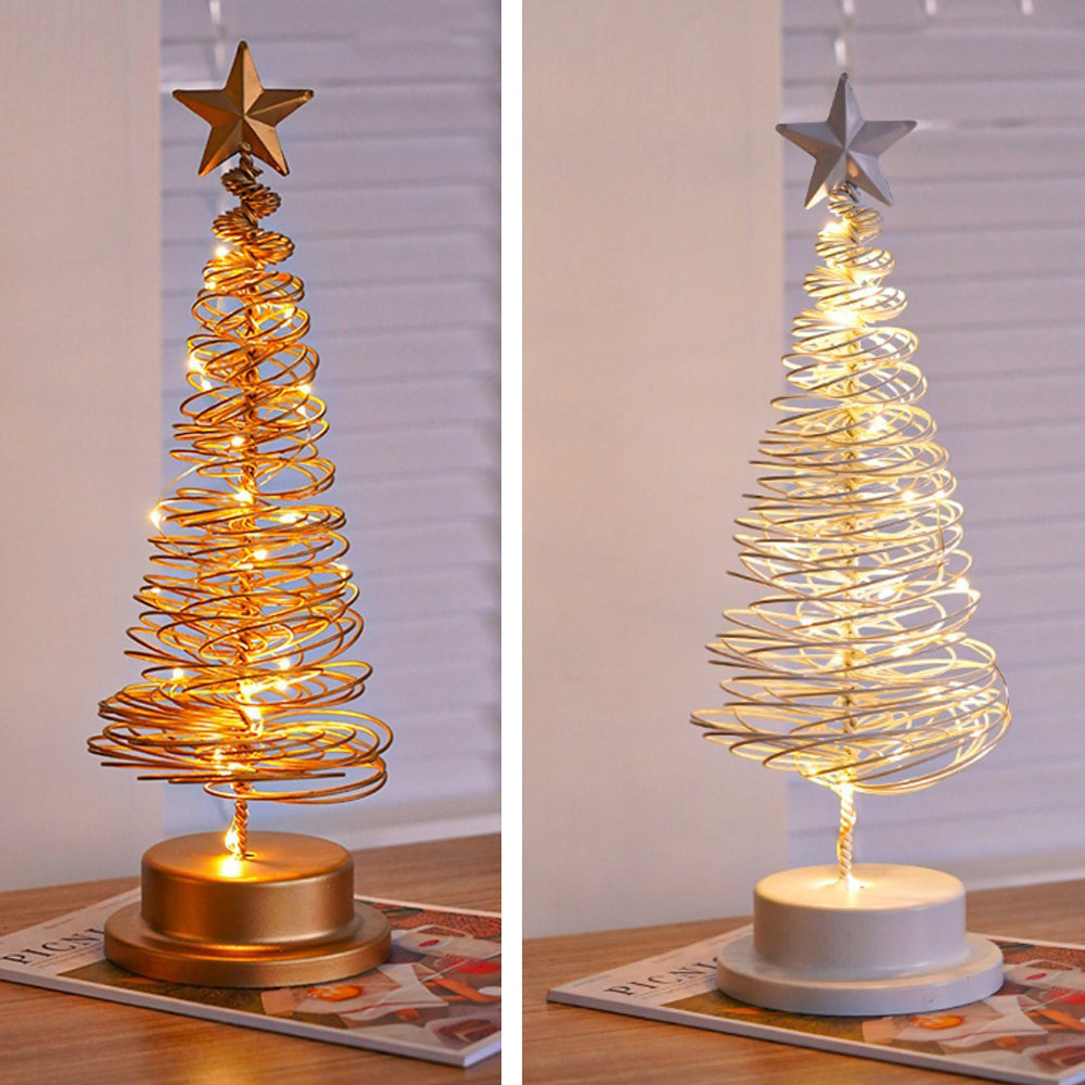 Skanto | Bordlampe med LED-lamper og metalltre