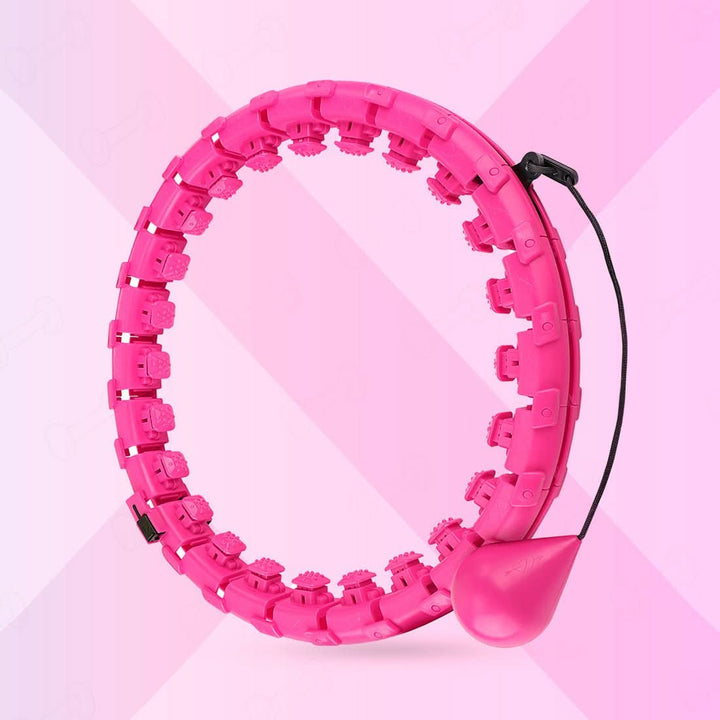 Skanto | Justerbar hula hoop for effektiv hjemmefitness og slank midje