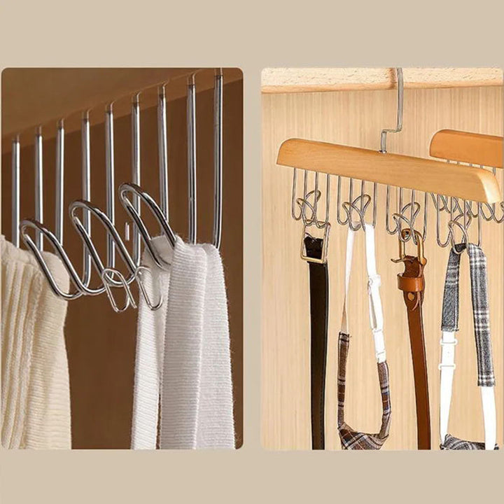 Ikke-glidende garderobe med flere kroker | Skanto