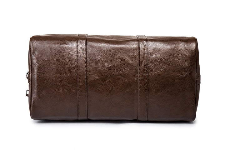 Skanto | Stillegående lær herre reise bag – Perfekt for lange og korte turer