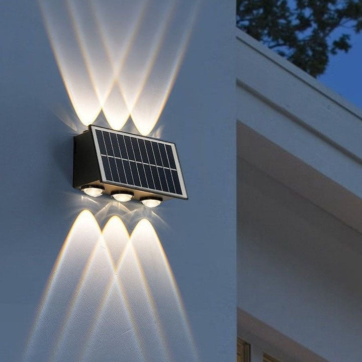 Moderne industriell sol vanntett ABS søyle LED vegglampe for utendørs terrasse | Skanto