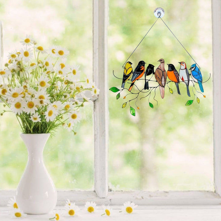 Skanto | Farget Glassfugl Solfanger - Francia