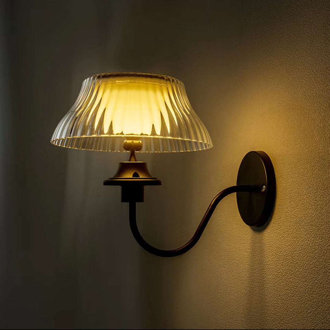 Moderne Retro Sol Jernlegering Plast LED Vanntett Vegg Lys For Utendørs | Skanto