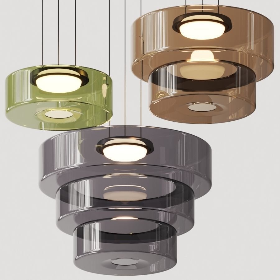 Skanto | Modern Glass Pendant Lamp in Bauhaus Style - AuroraSphere