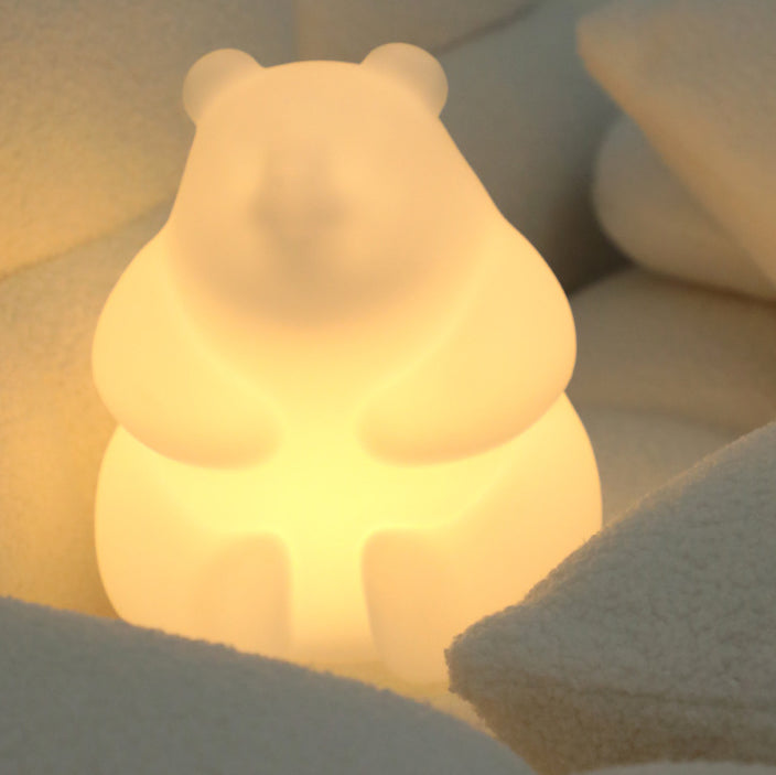 Skanto | Modern Creative Bear PE LED Table Lamp for Living Room