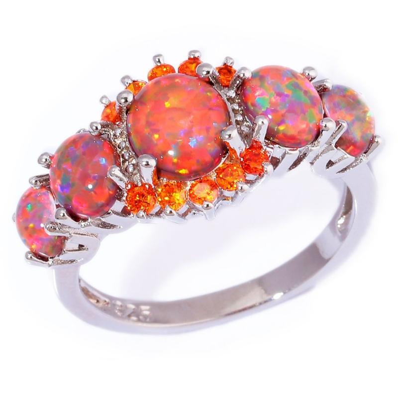 Lux - Fire Opal Granatring | Skanto