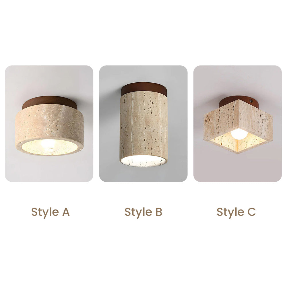 Skanto | Taklampe Tre Sylinder Flush Mount Fixture