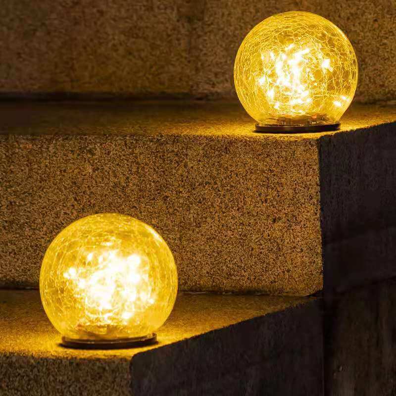 Solar Moderne Minimalistisk Glass Gulv Dekorasjon LED Utendørs Landskapslys | Skanto